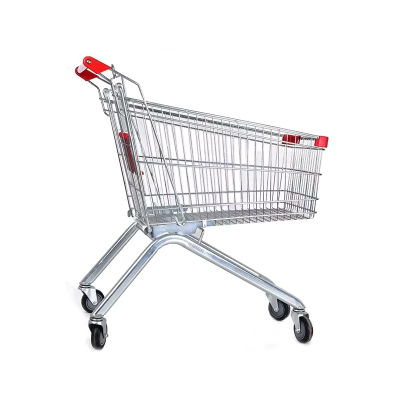 Rotational Plastic Shopping Car Kids Shopping Supermarket Trolley Cart with Flags