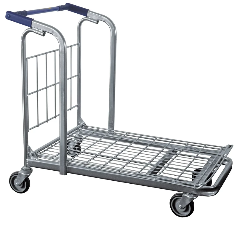 SXE 3 Durable Heavy Duty Cargo Transport Moving Warehouse Airport Trolley