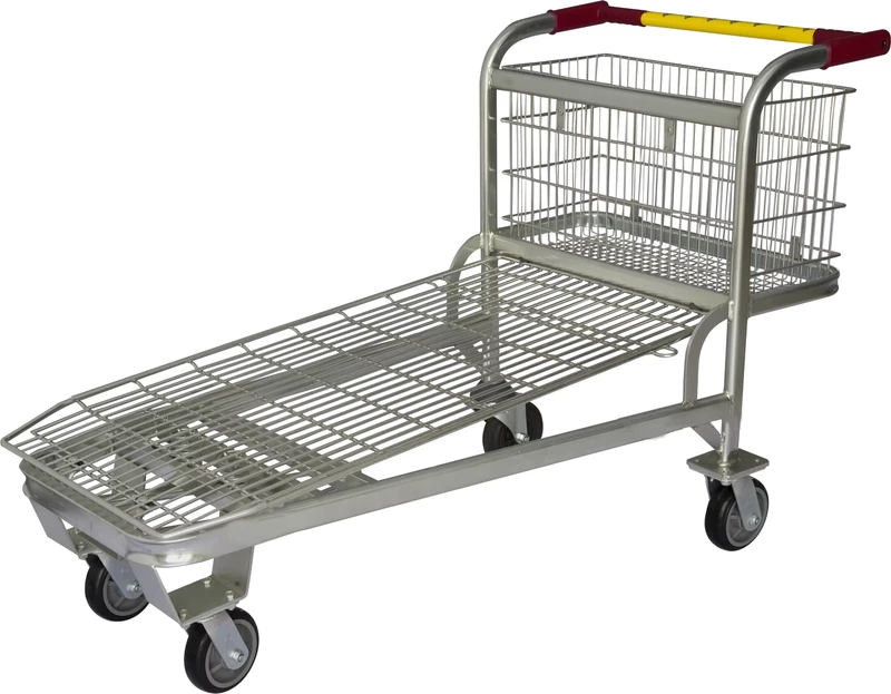SXE 4 Durable 4 Wheel Steel Rolling Utility Moving Trolley 500kg Capacity TUV Certified Custom Colors for Airport Luggage