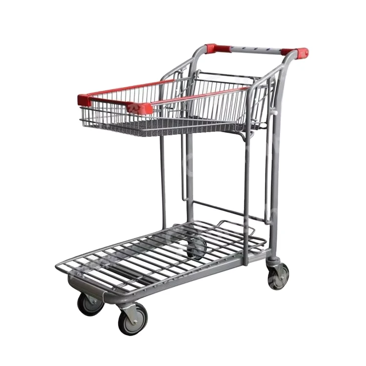 SXE 9 Airport Luggage Baggage Trolley Cart with Wheels