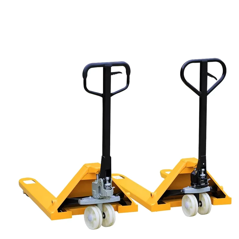 SYNGE China Hydraulic 2 Ton 3 Ton 5 Ton Hand Hydraulic Pallet Jack Truck with CE Low Price PU Nylon Rubber Wheels High Quality