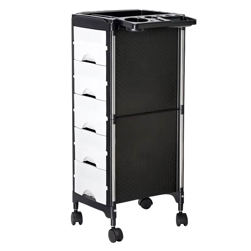 Salon Furniture Hair Stylists Personal Assistant Helper Hair Salon Trolley Cart for Beauty Spa