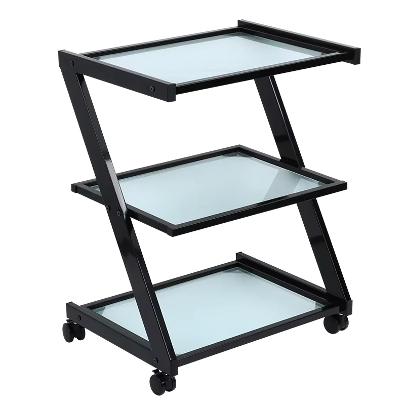 Salon Furniture Multifunctional Trolley Carts Storage Metal Beauty Salon Spa Rolling Trolley