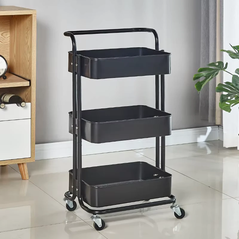 Salon Furniture Nail Cart Barber Shop Special Hair Dyeing And Perming Tool Cart Storage Cart