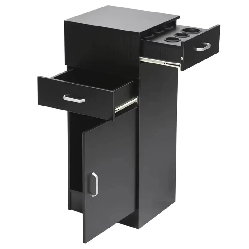 Salon Trolley Hair Salon Locker Barber Shop Tool Cabinet Rack Multi function Mirror Table Small Cabinet Tool ZY 815