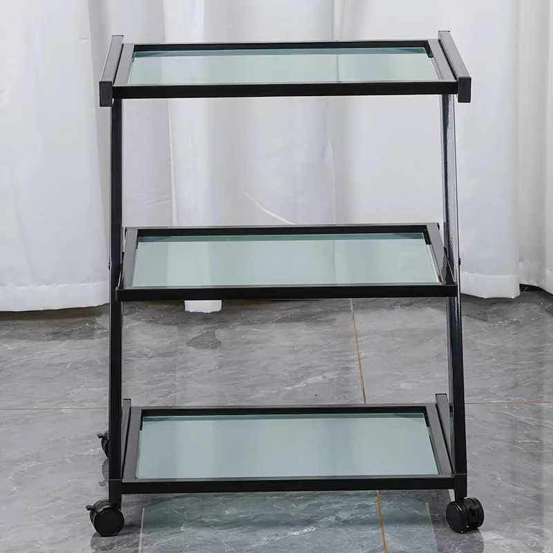 Salon Trolley Hairdressing SPA Cart Manicure Cart Beauty Trolley Salon With Glass