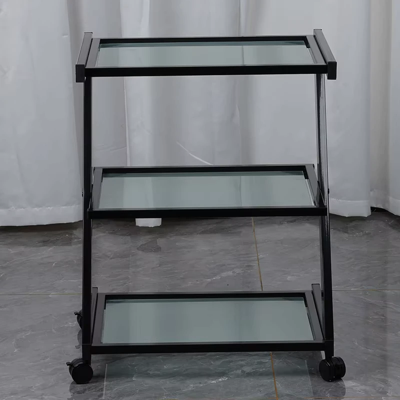 Salon Trolley Hairdressing SPA Cart Manicure Cart Beauty Trolley Salon With Glass