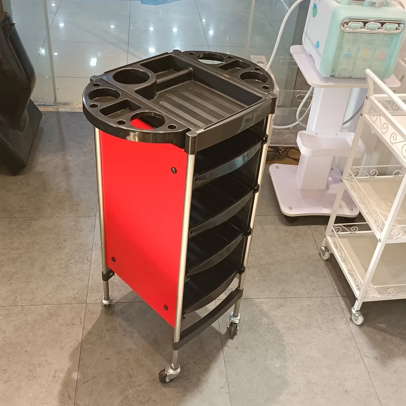 Salon Trolley with 4 ABS Drawers
