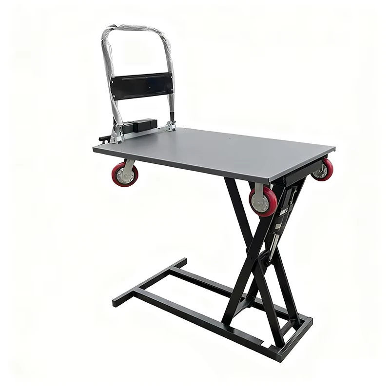 Scissor Lift Table Truck Trolley Portable Electric Hydraulic Lifting Flatbed Handcart Metal Iron Frame Platform Simrek Truck