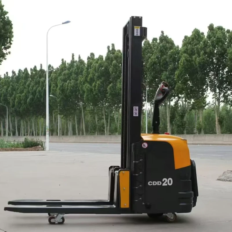 Self Lift Stacker Manual Lift Stacker Forklift Electric