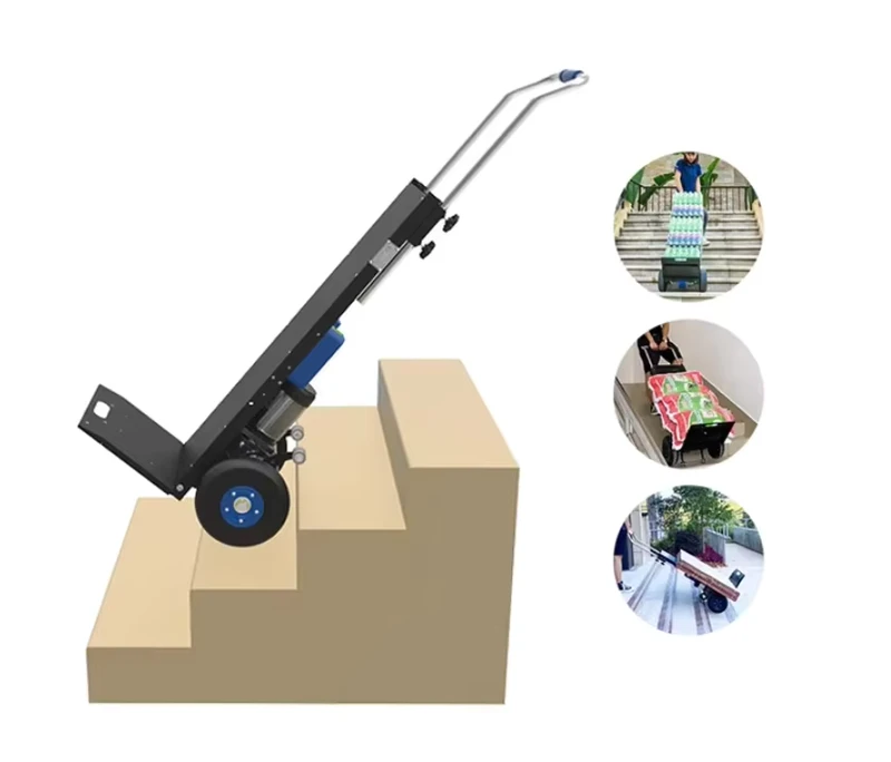 Self Load 250kg Electric Stair Climbing Moving Cart Mover Trolley Emergency Stair Climber Dolly with Winch