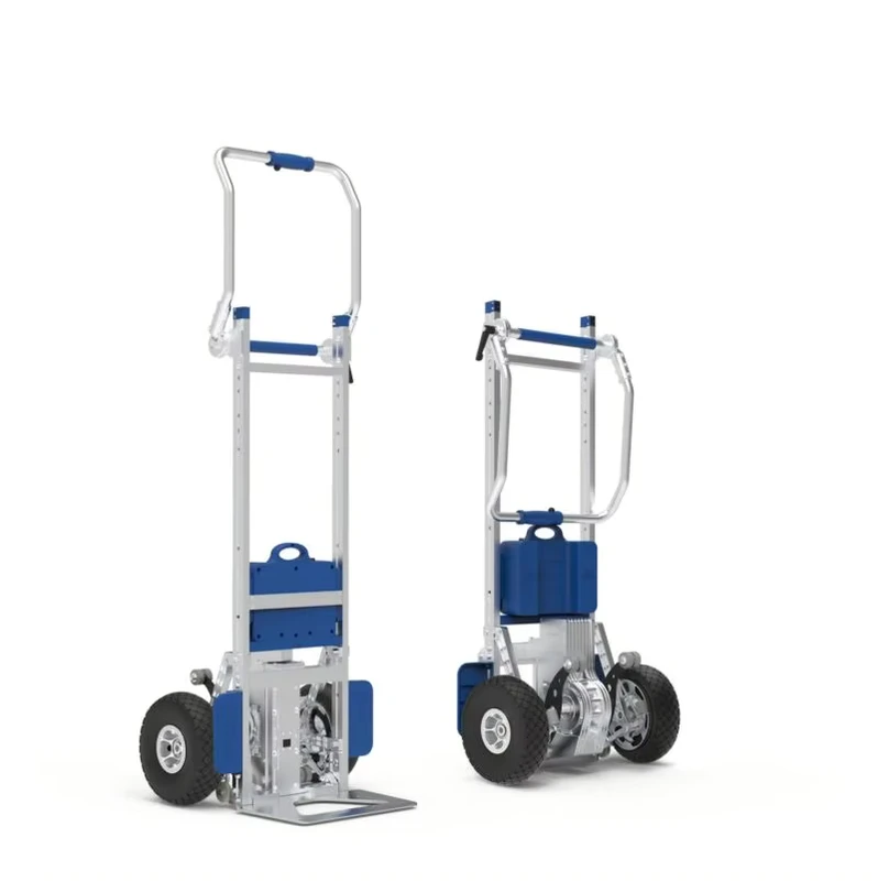 Self Loader Cum Climbing Dolly Machine Freight Stairclimber Help To Climb Stairs Delivery Electric Stair Climber Hand Trolley