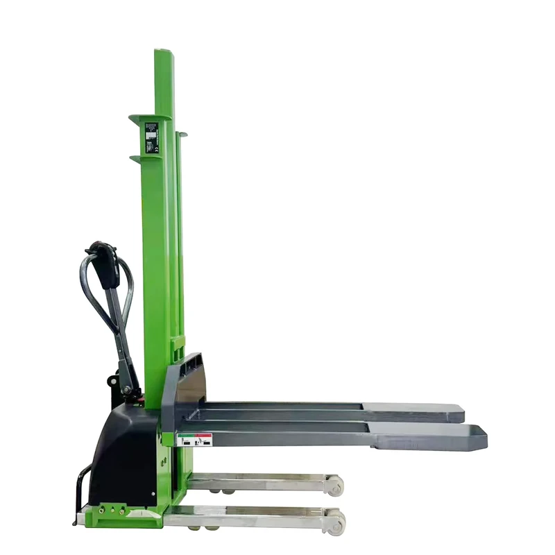 Self Loading Stacker Electric 1.5t Manual Hand Mini Stacker Forklift Truck Mounted Forklift