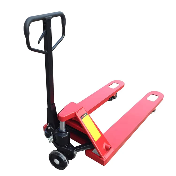 Self Propelled Electric Pallet Jack Truck Manual Pallet Truck With Weight Hand Forklift Truc
