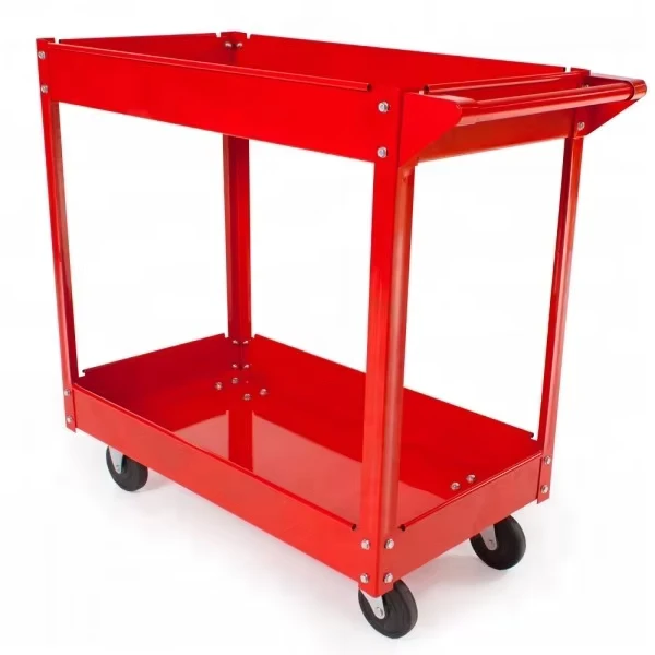 Service Garage Utility Service Cart With 2 Tier
