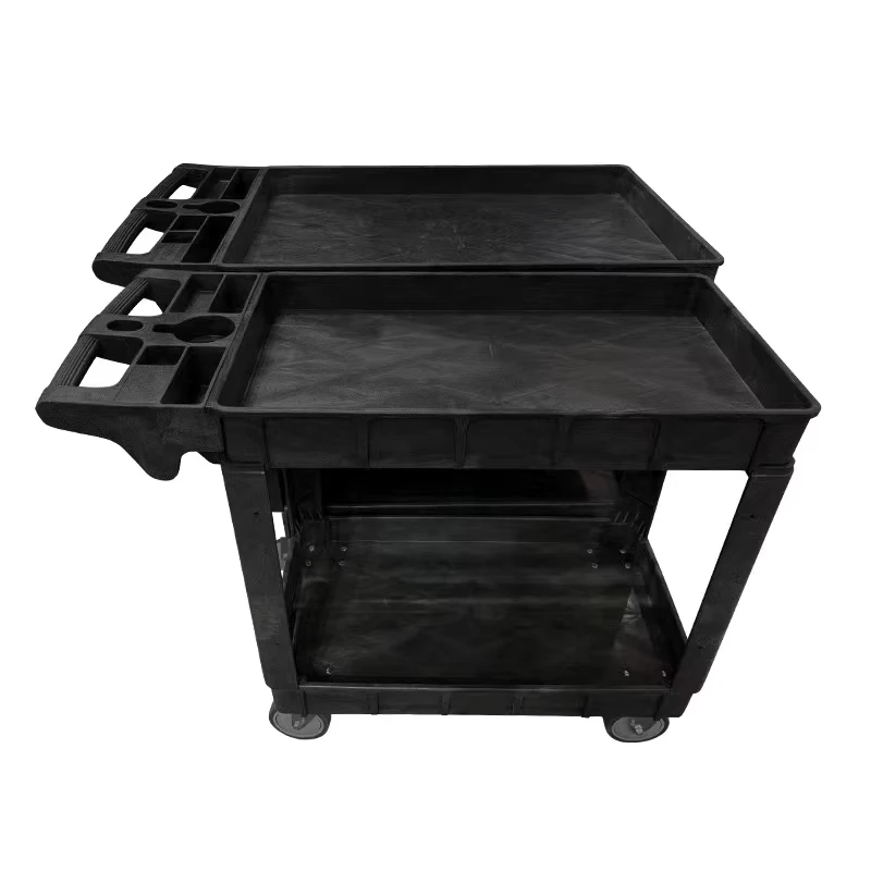 Service Plastic Cart Hand Carts Plastic Serving Trolley