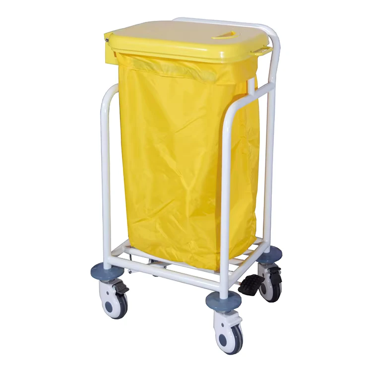 Shiye Modern Hospital Clinic Laboratory Washing Trolley with Foot Pedal Steel Construction Model TCS E12 for Easy Access