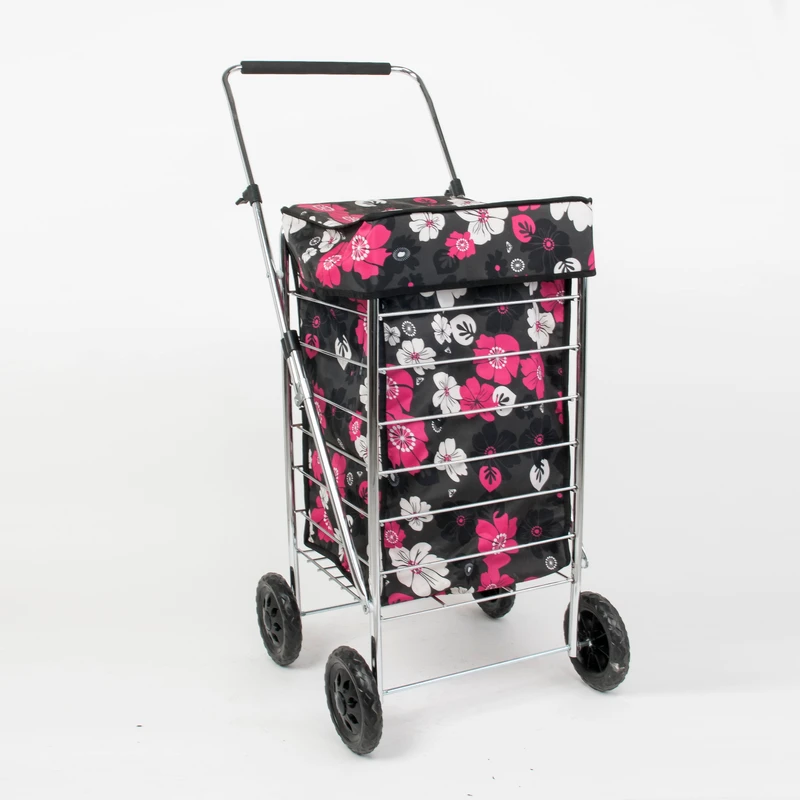 Shopping Trolley Bag with Four Wheel Carrinho Garden Shopping Trolley Cart