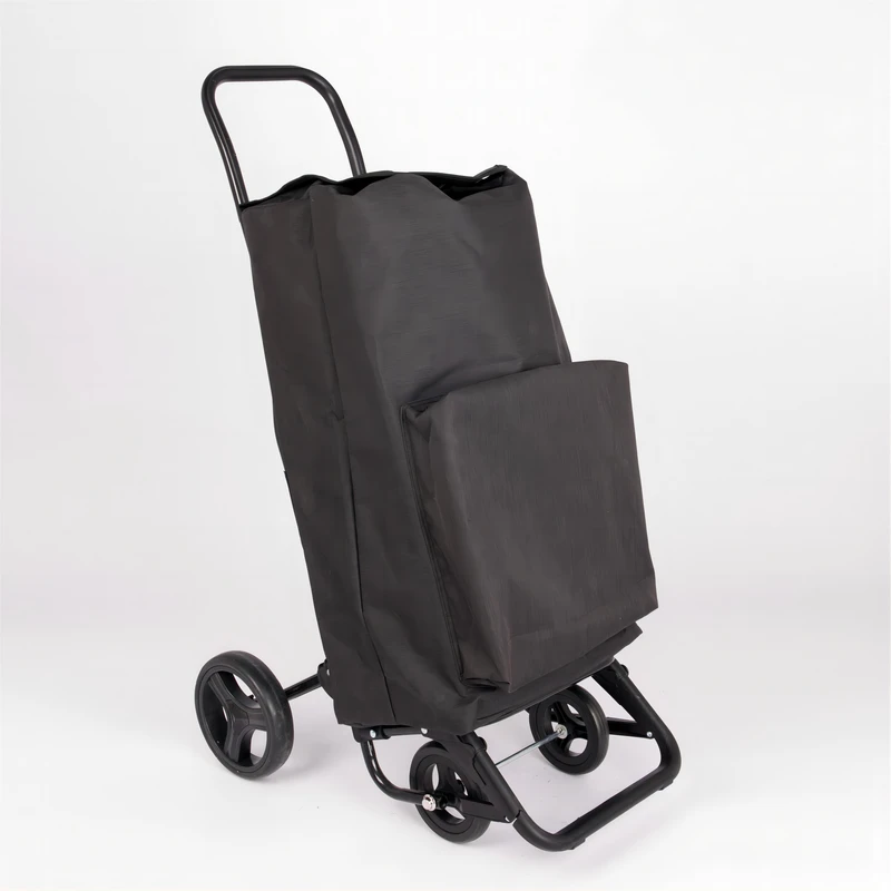 Shopping Trolley Foldable 4 Wheel Bag With Thermal Insulation Pocket for Elder