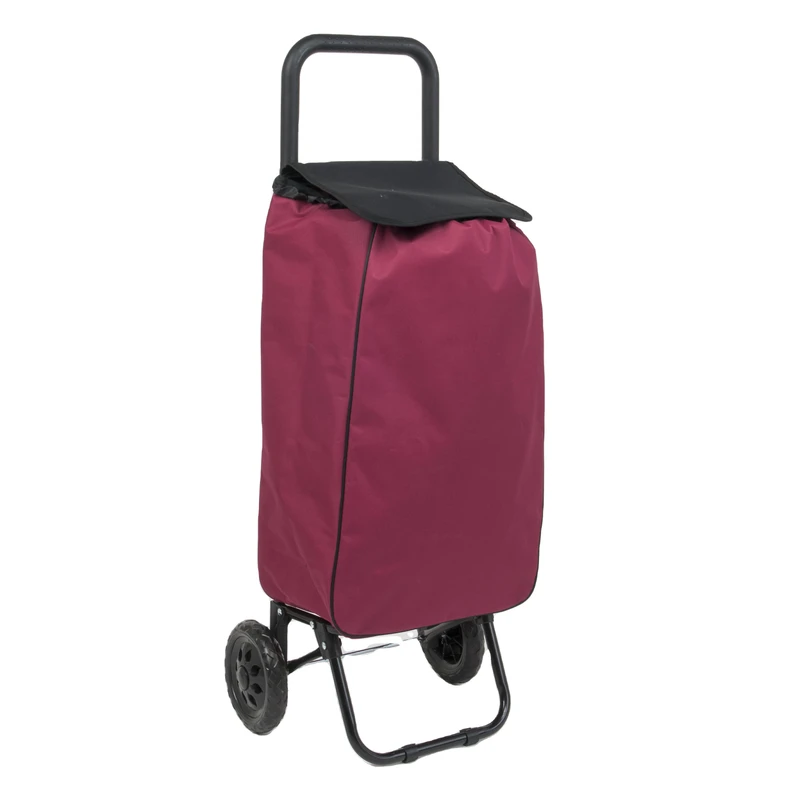 Shopping Trolleys Grocery Cart Bag with Waterproof Fabric Strong Handle Garden Trolley