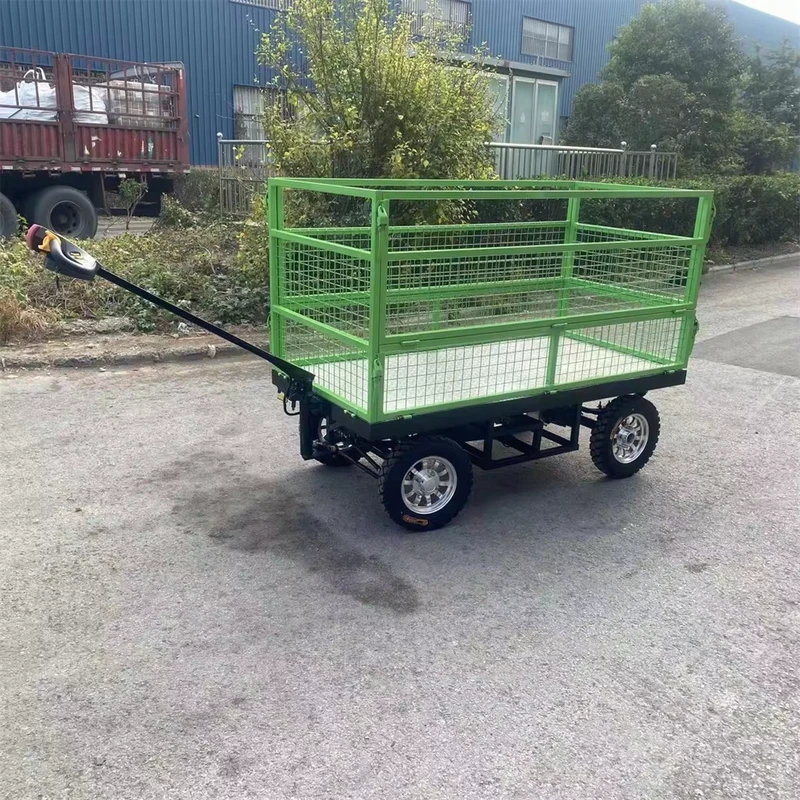 Shopping Utility Cart Electric Trolley 4 Wheels