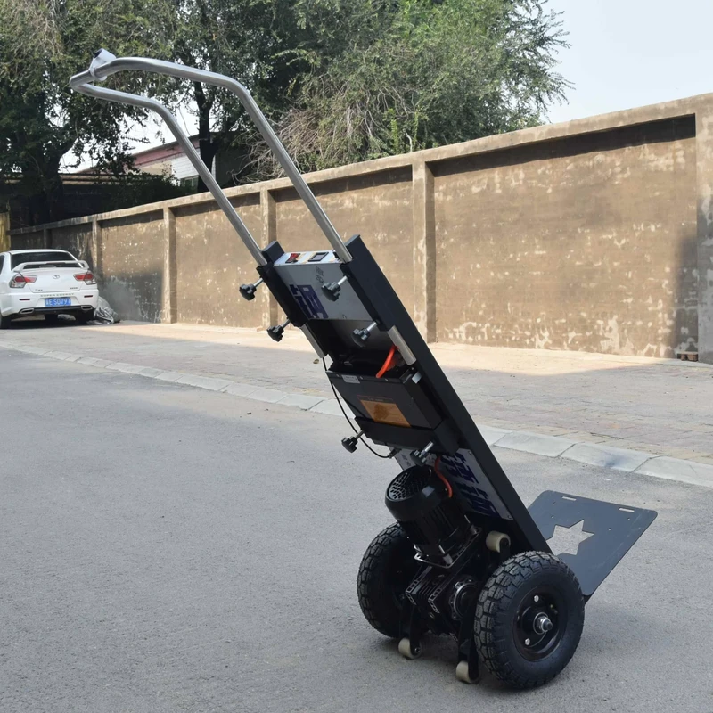 Silent Stair Climbing Trolley 225Kg Wheeled Aluminum Foldable Oem Lightweight Household Shopping Cargo Hand Truck