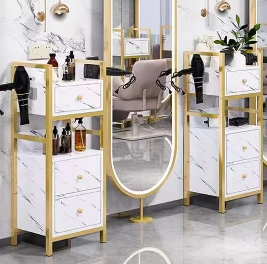 Simple and Stylish Barber Shop Tool Cabinet Salon Perm and Dyeing Hair Cutting Cabinet Beauty Salon Cart