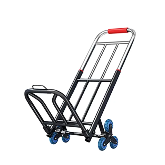 Small Lightweight Portable Folding Trolley OEM Collapse Household Carrying Trailer for Shopping Grocery Stall Van Platform