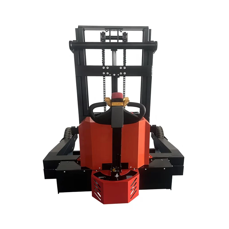 Small Self Load Lifting Stacker Portable Mini Semi Electric Forklift Hand Manual Lifting Forklift
