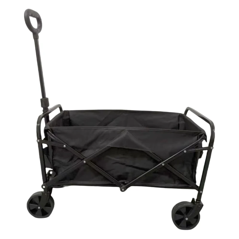 Small Size Camping Folding Wagon Cart Collapsible Folding Wagon Outdoor Picnic Beach Camping Wagon Cart