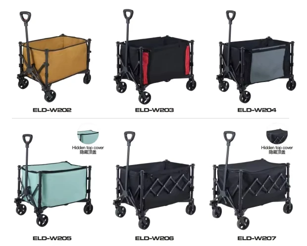 Small Size Outdoor Tool Camping Wagon 120L Folding Wagon Cart