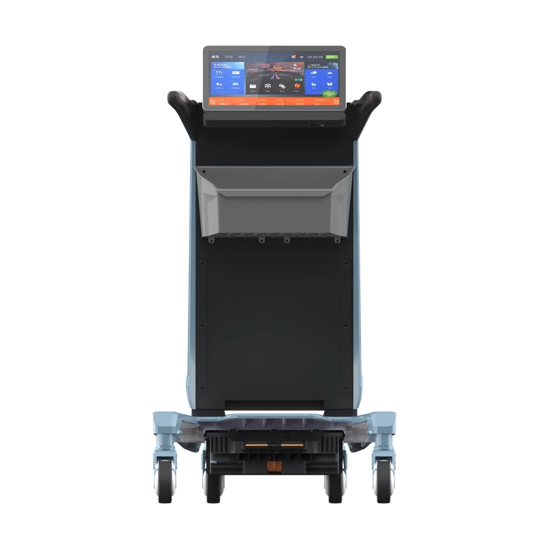 Smart Airport Trolley Featuring an Integrated Navigation and Multimedia System