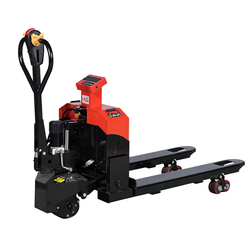 Smart Control 3 Ton Walkie Electric Pallet Truck with Integrated Scale for Real Time Weighing and Warehouse Distribution