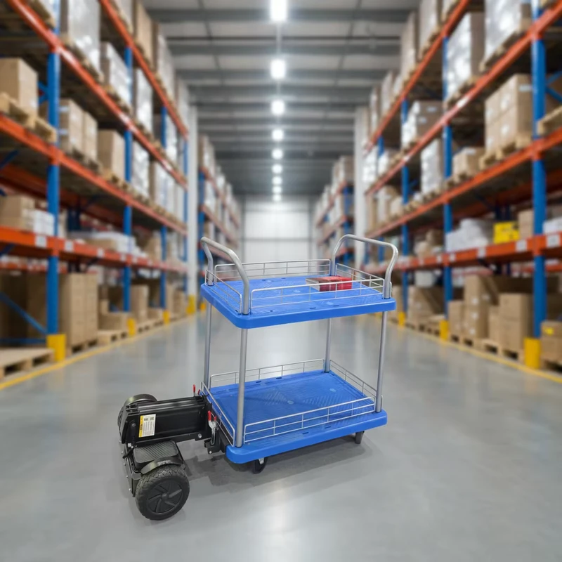 Smart Foldable Self-Balancing Electric Trolley with Gyroscopic Stability System Customizable 700W Motor for Industrial Use
