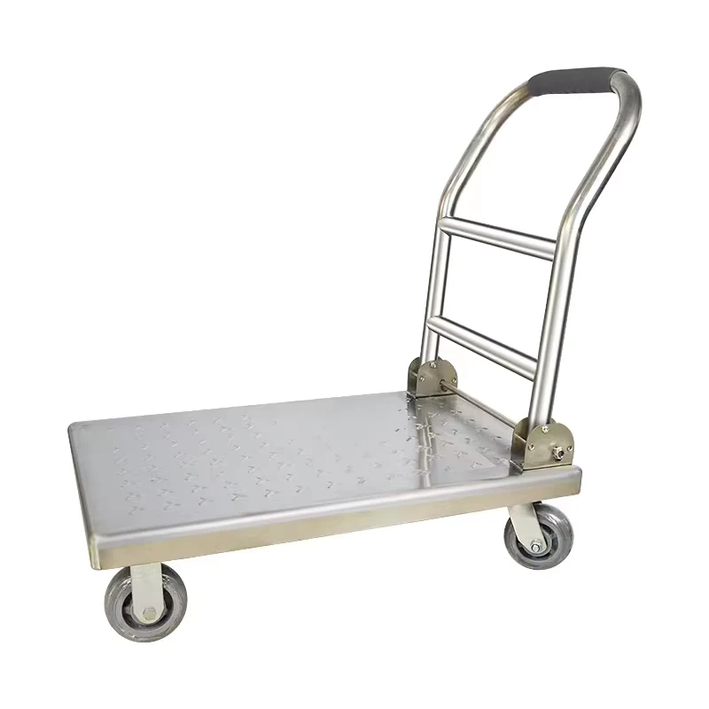 Stainless Steel 3 Tier Heavy Duty Food Serving Trolley for Hotel & Restaurant Use