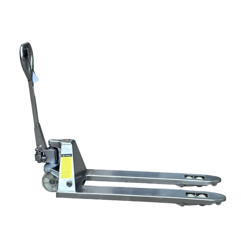 Stainless Steel 304 Foldable Industrial 2 Ton 2000kg Hand Pallet Truck with PU Wheels Manual Operation