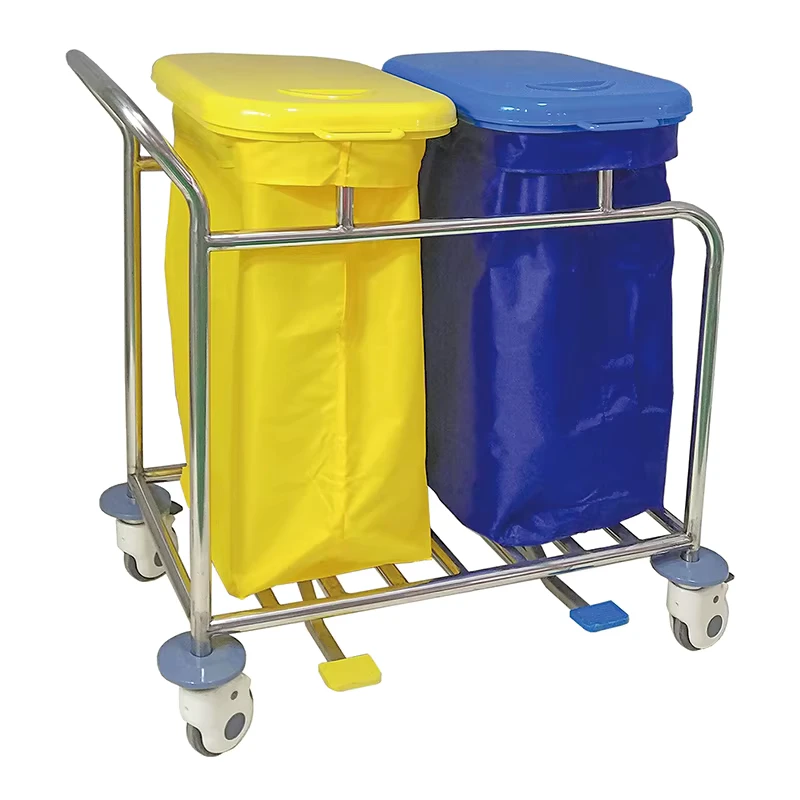 Stainless Steel Assembled Medicine Cart Medical Trolley Cart