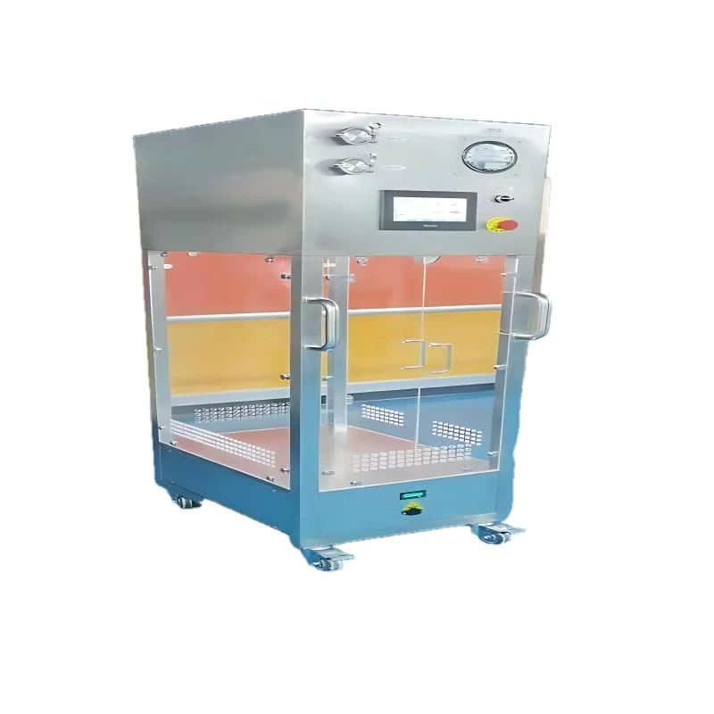 Stainless Steel Cleanroom Laminar Flow Cart HEPA Filter 99.995% Efficiency Mobile Design for Safe Transfer Medical Supplies