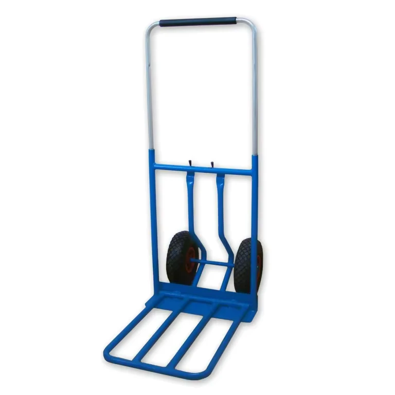 Stainless Steel Foldable Push Hand Truck with Extendable Fold Platform Hand Carts & Trolleys