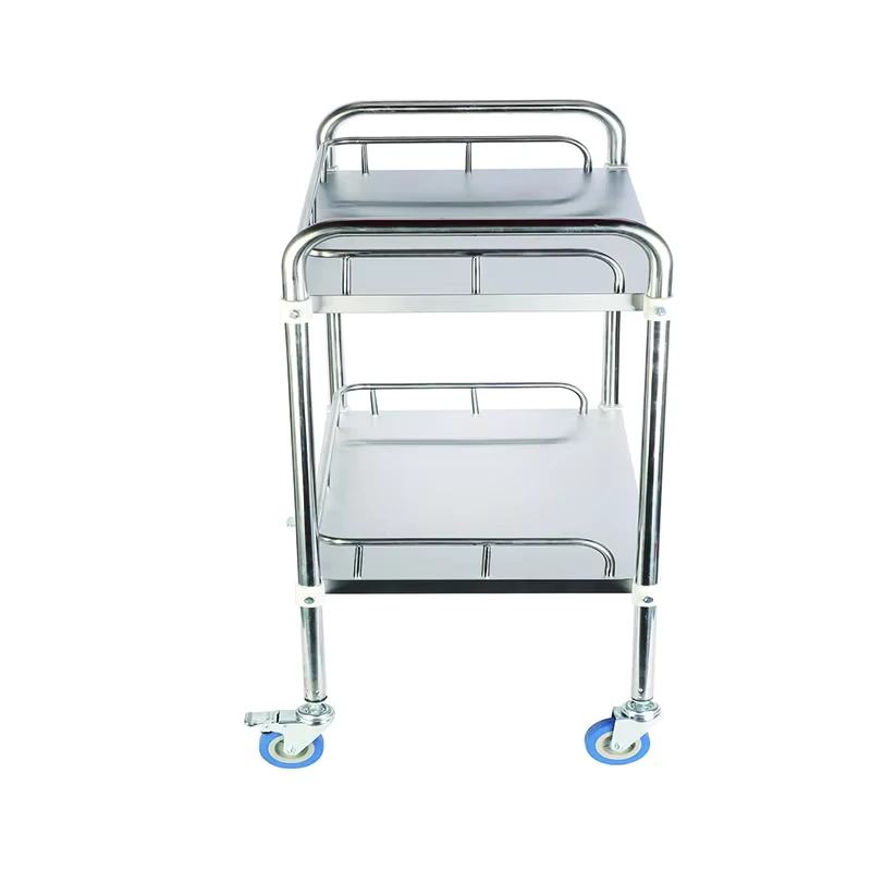 Stainless Steel Hospital Wound Dressing Trolley Table Medical Furniture Trolley