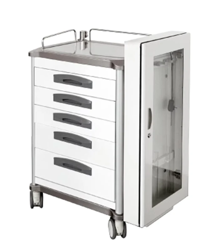 Stainless Steel Medical Equipment Trolley for Hospital Use