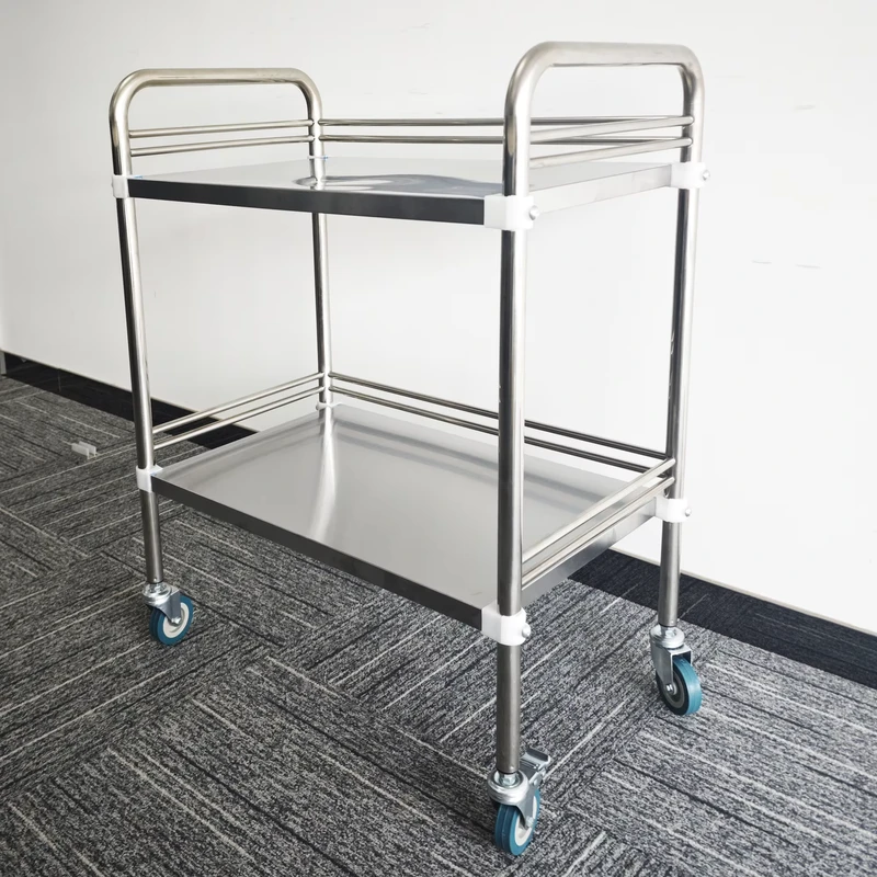 Stainless Steel Medical Trolley Cart for Hospital or Clinic Hospital Trolley Cart Mobile
