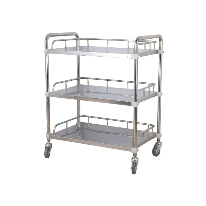 Stainless Steel Medical Trolley for Hospital Furniture for Clinic Surgery Nursing Treatment