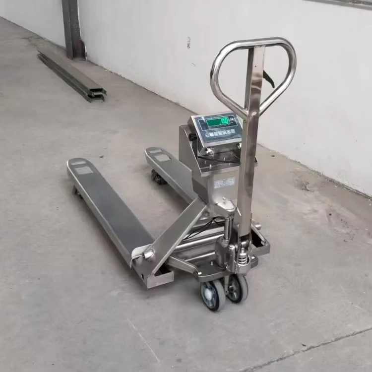 Stainless Steel Pallet Truck with Load-bearing System Fork Height 200mm Model M20