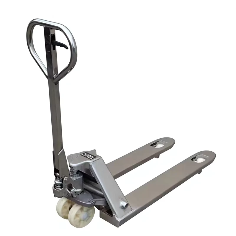 Stainless Steel Pallet Truck with Load-bearing System