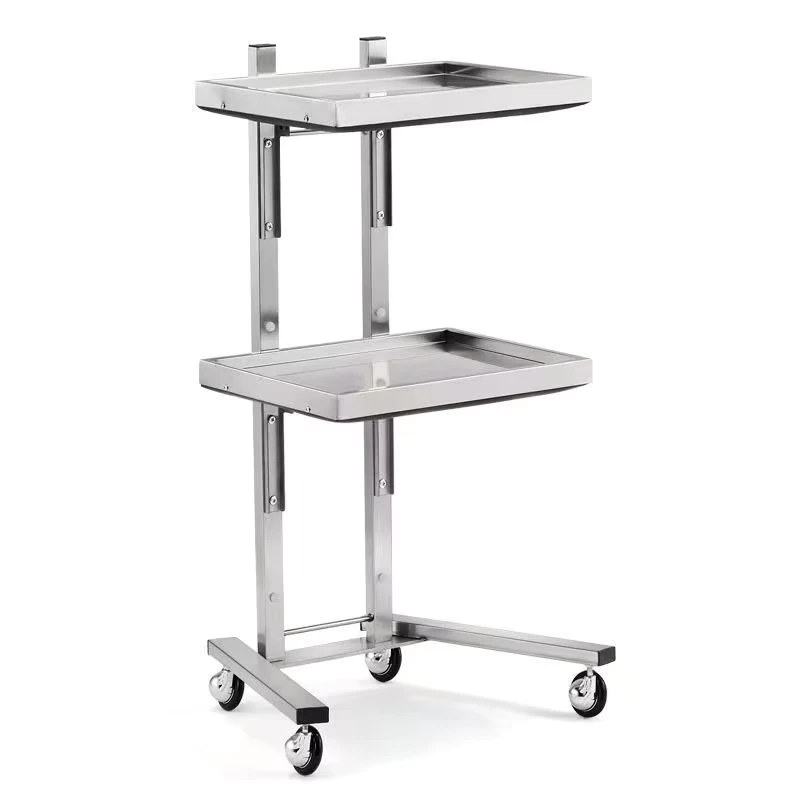 Stainless Steel Salon Furniture Hair Salon Trolley Hair Salons Beauty Salon Folding Cart