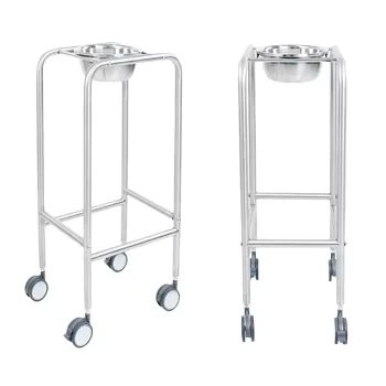 Stainless Steel Trolley Cabinet Single Bowl Hand Washing Station For Clinic And Hospital Use