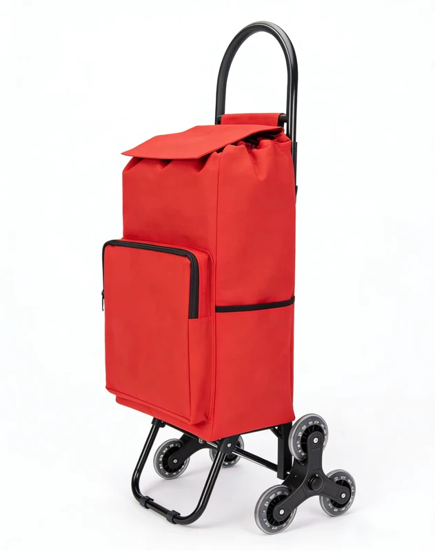 Stair Climbing Cart Portable Shopping Trolley with Waterproof Storage Bag for Your Home Garden Camping