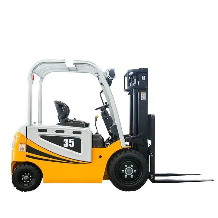 Stand Up Manual Electric Forklift Stker 1 2 3 5 7 Ton Small Battery Electric Fork Mini Forklift