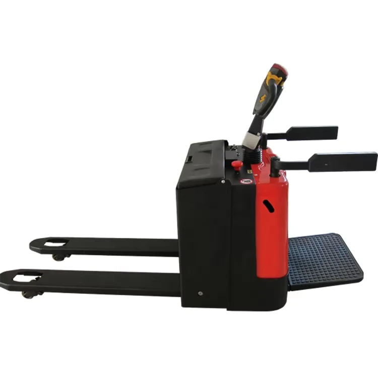 Stand on Electric Pallet Truck 2000kg Protector Arms Power Pallet Jack